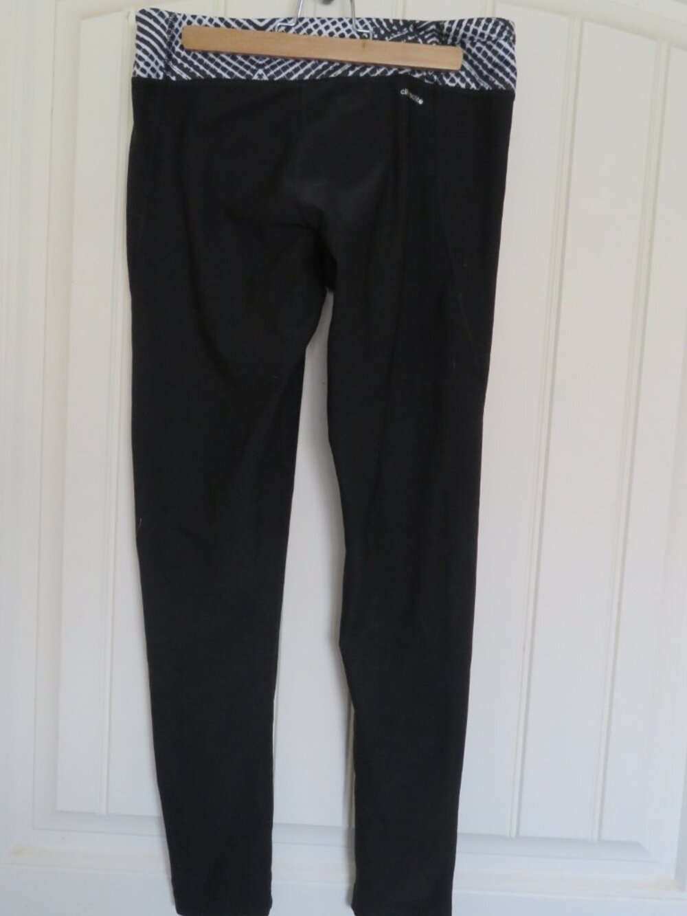 adidas Climalite Black Leggings Small (K808)